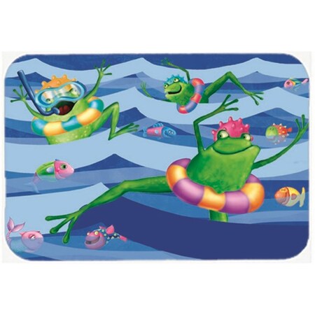 Carolines Treasures Frogs Swimming Mouse Pad, Hot Pad or Trivet APH0089MP
